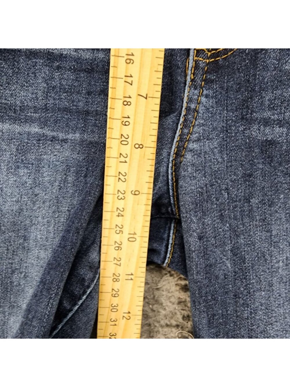 Democracy Jeans Womens 6 Blue Stretch Denim Skinny - Picture 6 of 14